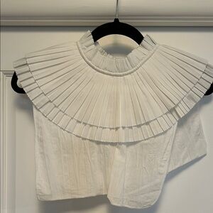 Pleated White Women's collar from Sea New York